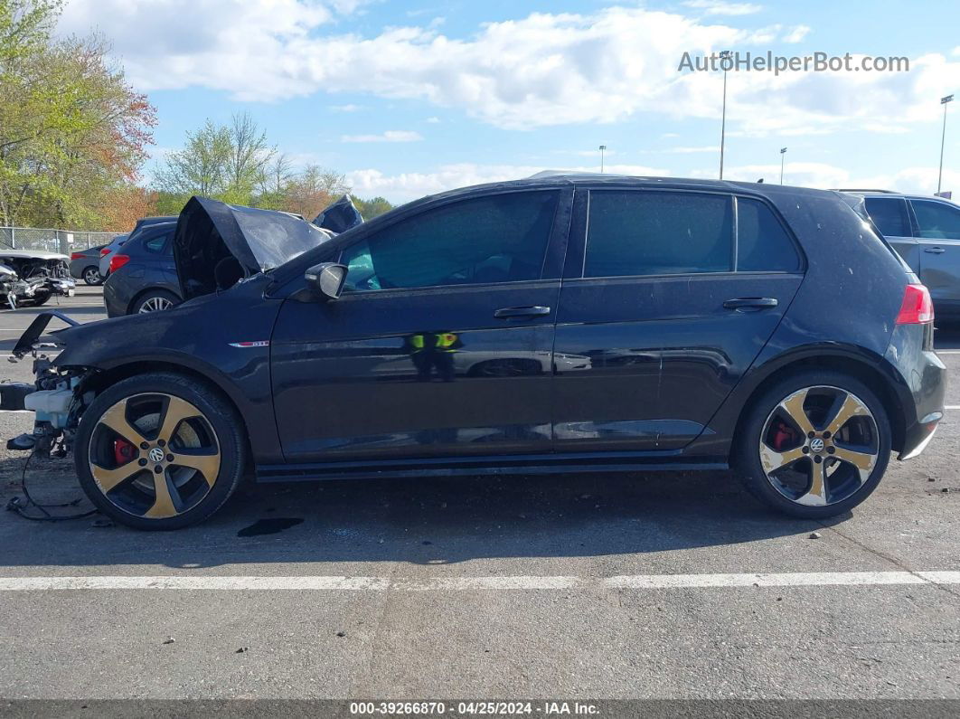 2017 Volkswagen Golf Gti S 4-door Black vin: 3VW5T7AUXHM009222