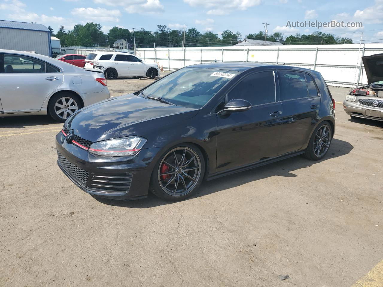 2017 Volkswagen Gti S Black vin: 3VW5T7AUXHM026067