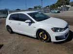 2017 Volkswagen Gti S White vin: 3VW5T7AUXHM028997