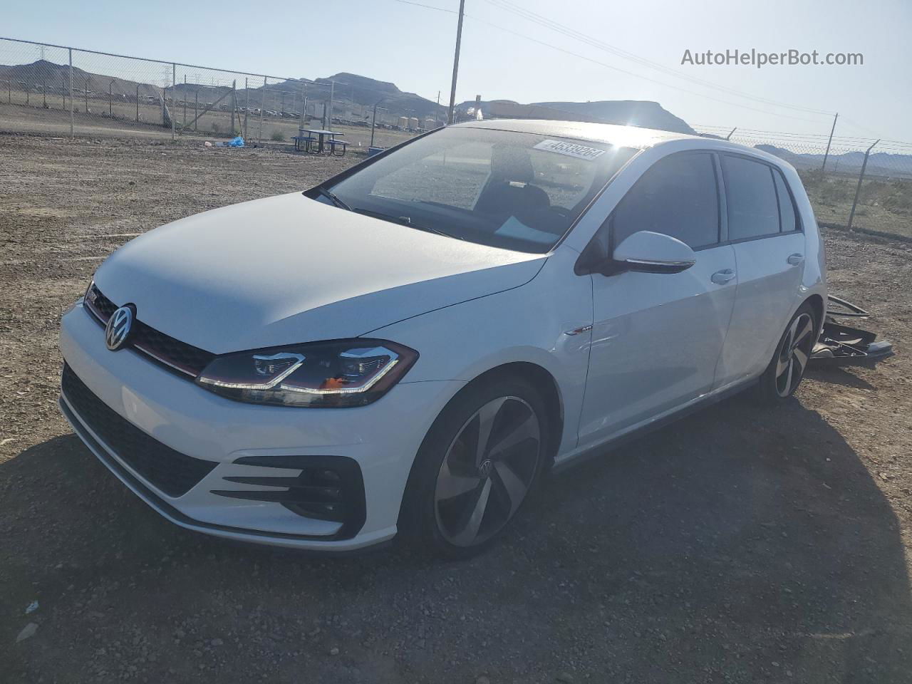 2019 Volkswagen Gti S White vin: 3VW5T7AUXKM011530