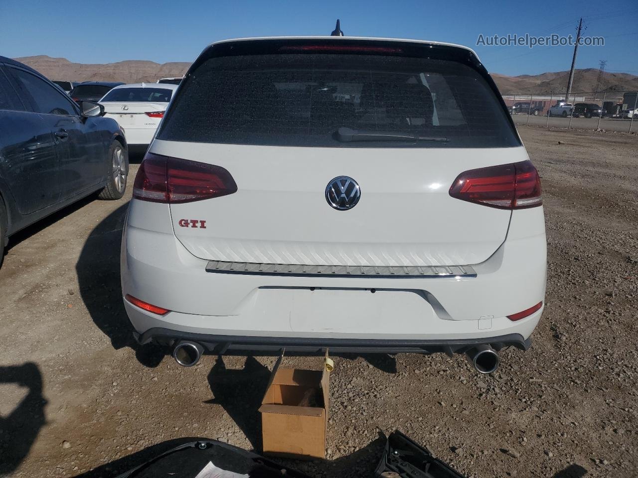 2019 Volkswagen Gti S White vin: 3VW5T7AUXKM011530