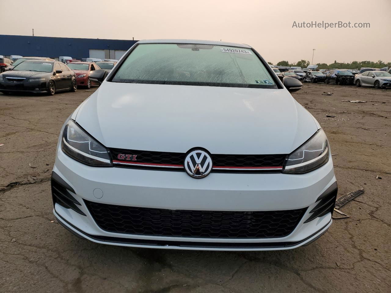 2019 Volkswagen Gti S White vin: 3VW5T7AUXKM029879