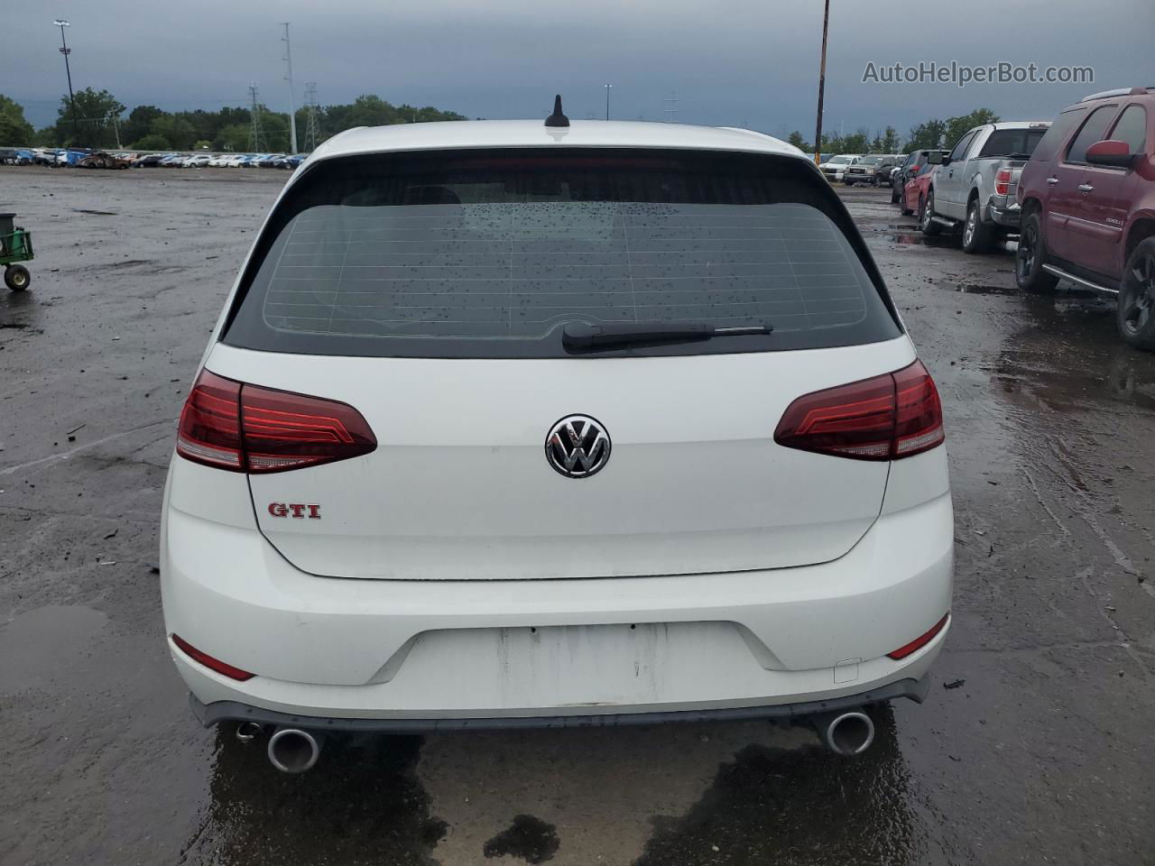 2019 Volkswagen Gti S Белый vin: 3VW5T7AUXKM037125