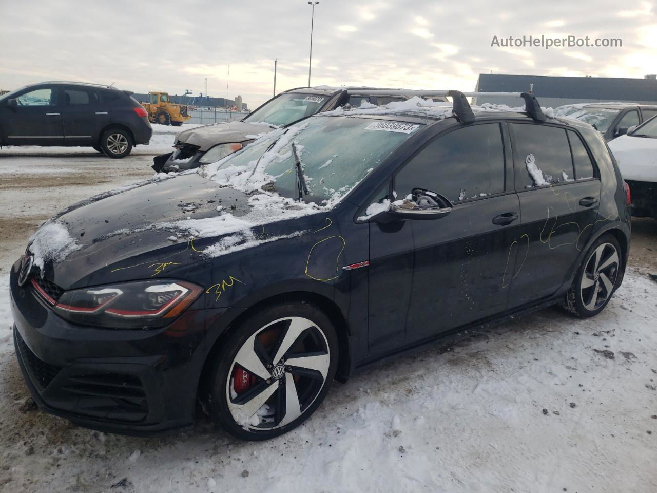 2019 Volkswagen Gti S Black vin: 3VW5T7AUXKM037724