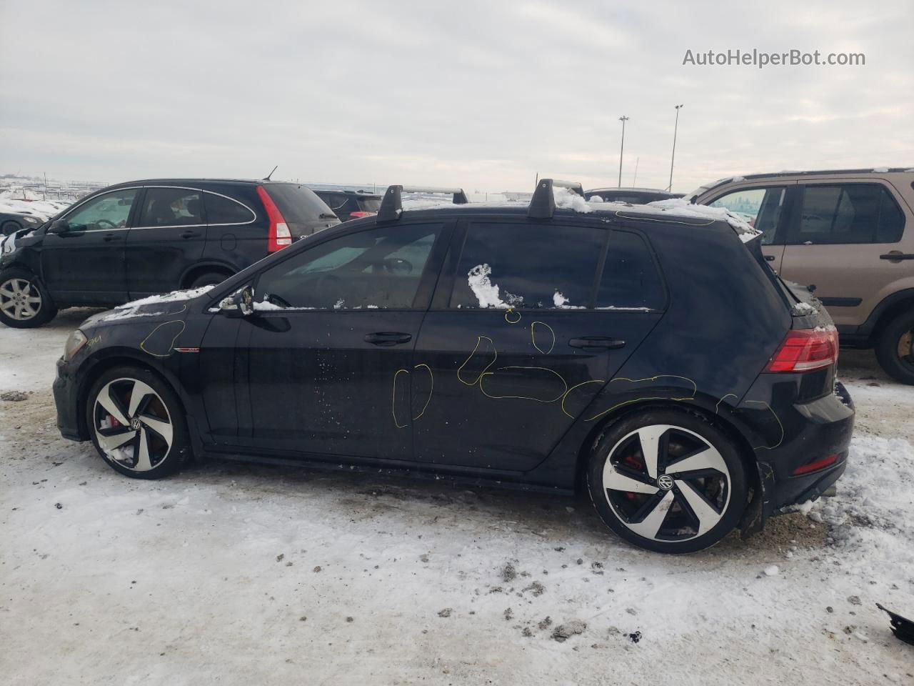 2019 Volkswagen Gti S Black vin: 3VW5T7AUXKM037724