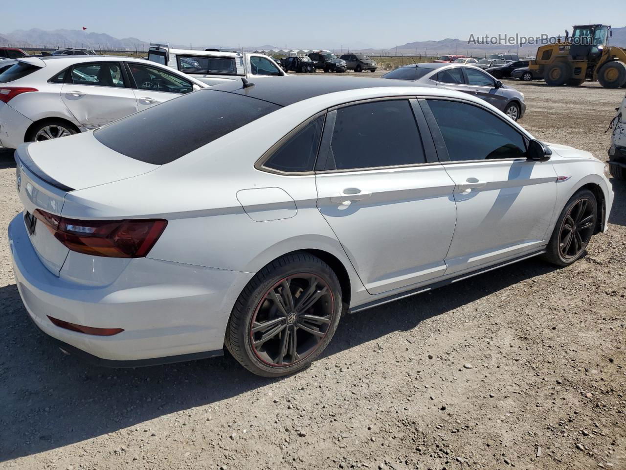 2019 Volkswagen Jetta Gli White vin: 3VW5T7BU4KM157002