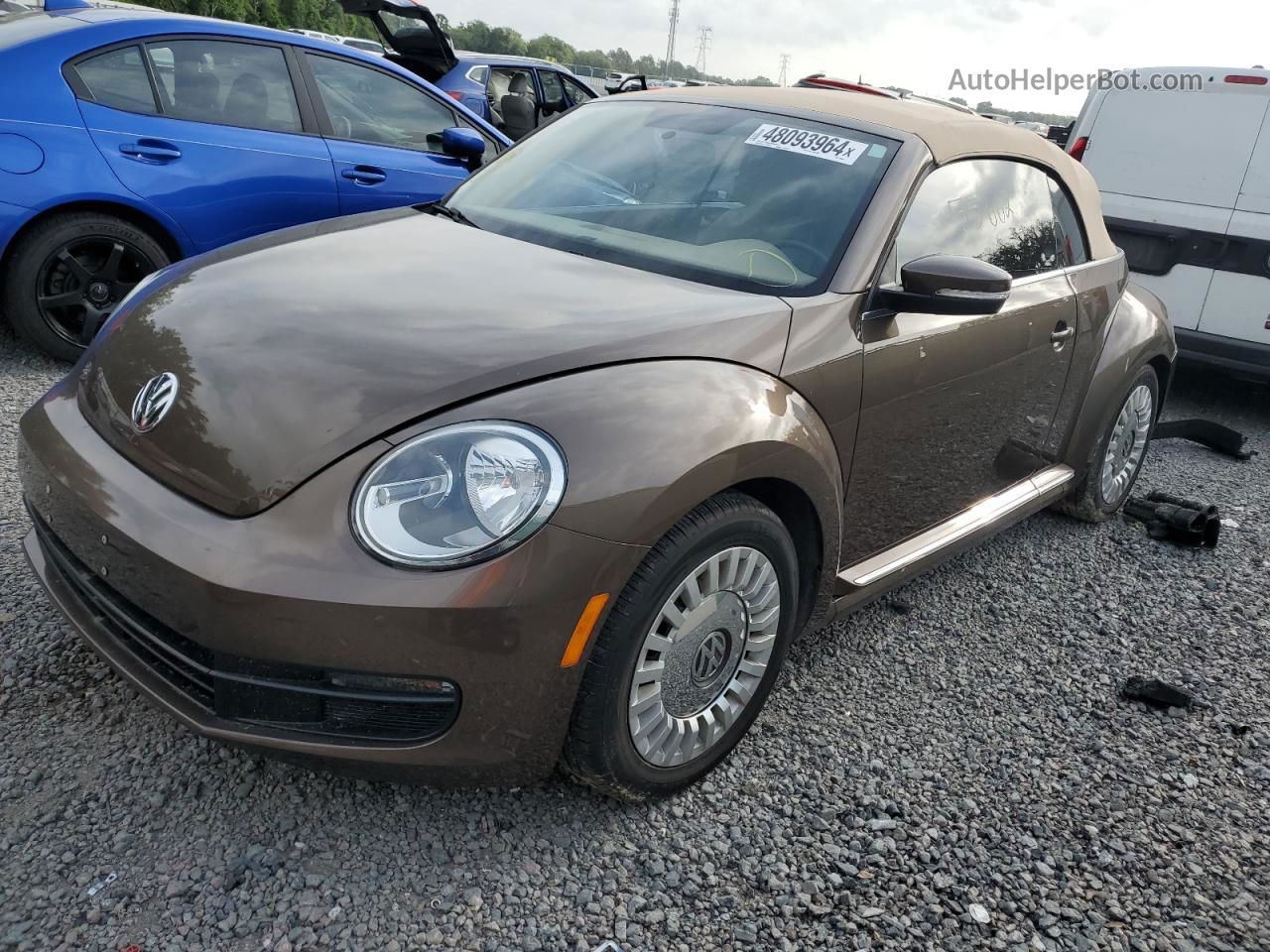 2014 Volkswagen Beetle  Коричневый vin: 3VW5X7AT1EM805901