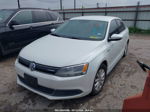 2013 Volkswagen Jetta Hybrid Se White vin: 3VW637AJ0DM282478