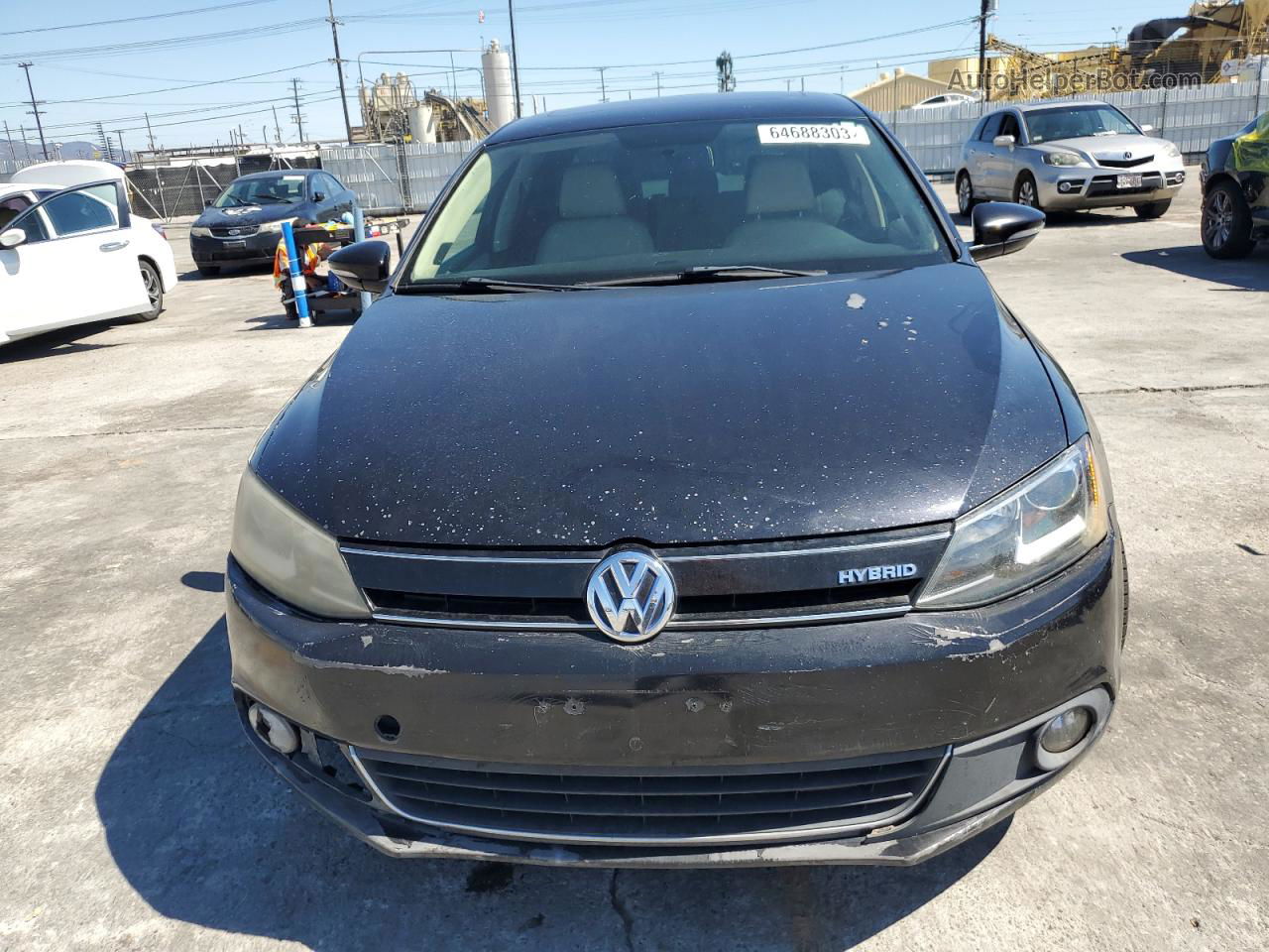 2013 Volkswagen Jetta Hybrid Gray vin: 3VW637AJ1DM263034