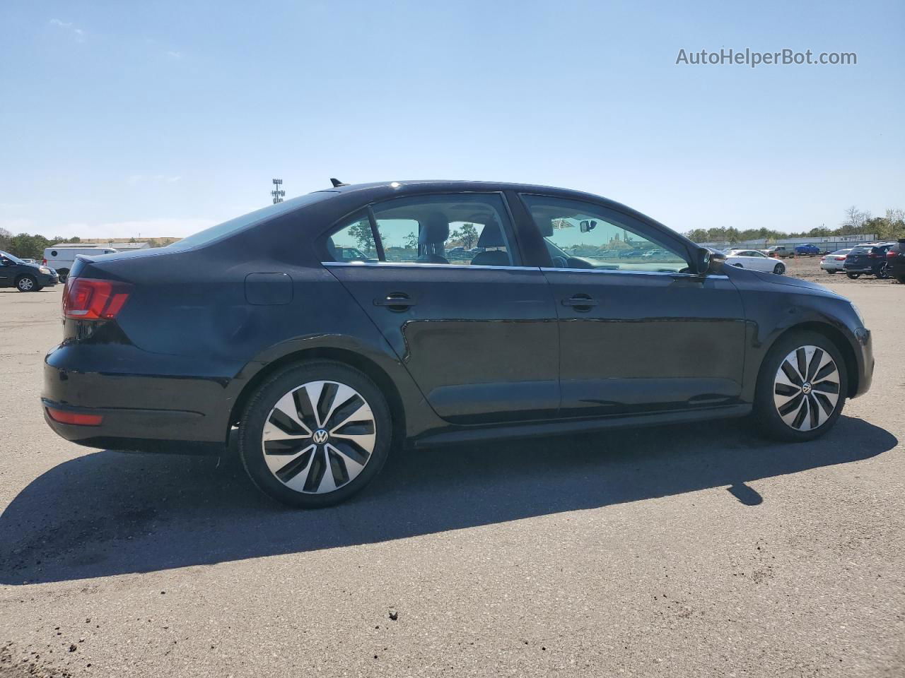 2013 Volkswagen Jetta Hybrid Черный vin: 3VW637AJ2DM297502