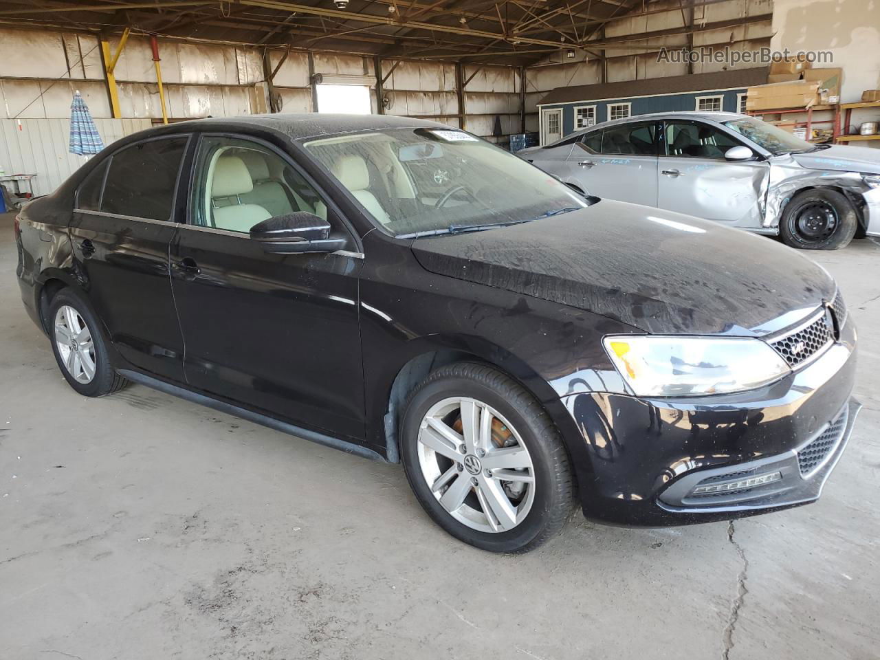 2014 Volkswagen Jetta Hybrid Черный vin: 3VW637AJ3EM331626