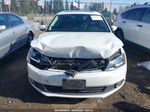 2014 Volkswagen Jetta Hybrid Sel Premium Белый vin: 3VW637AJ3EM332274