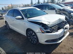 2014 Volkswagen Jetta Hybrid Sel Premium Белый vin: 3VW637AJ3EM332274