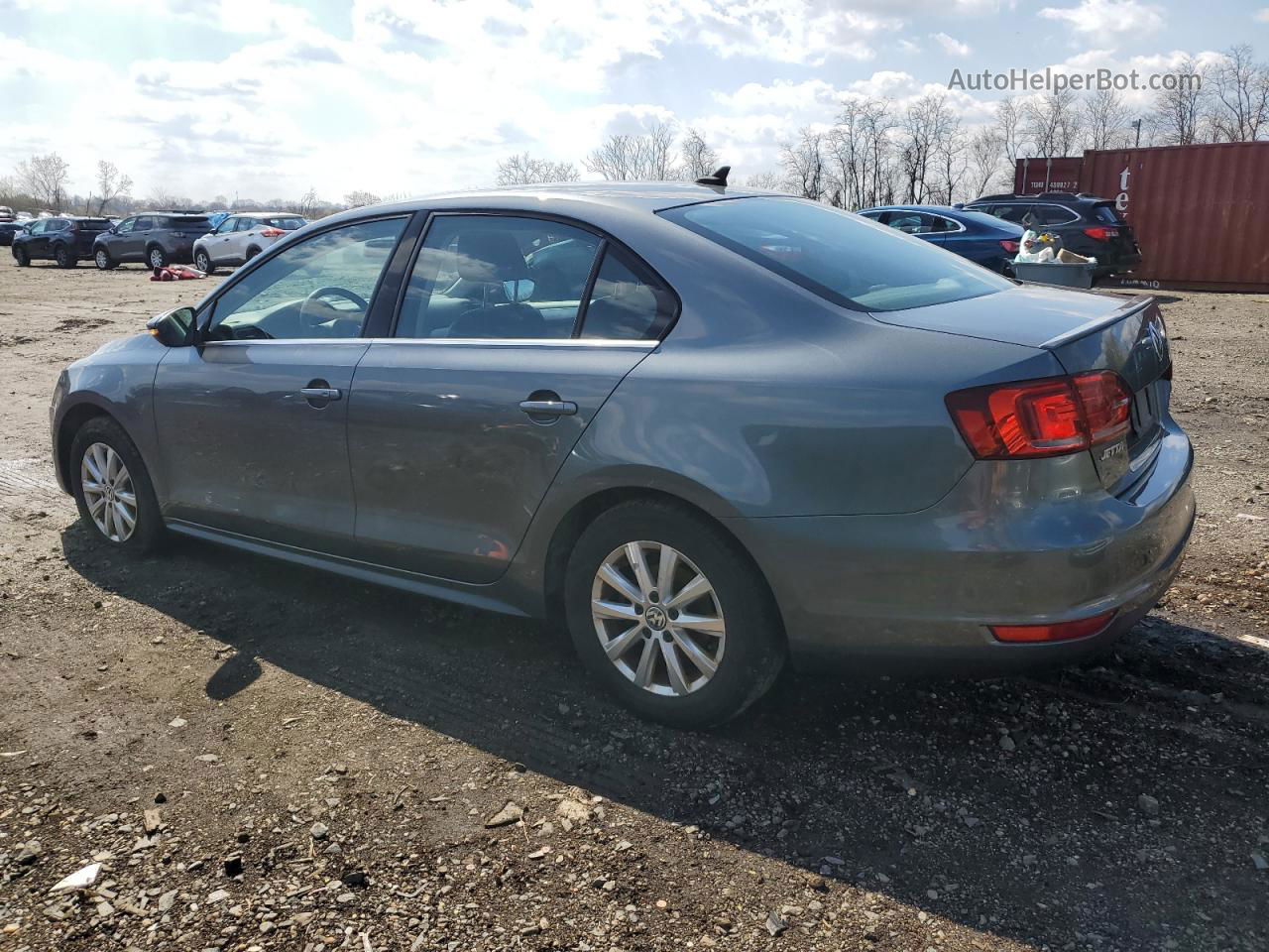 2013 Volkswagen Jetta Hybrid Gray vin: 3VW637AJ4DM257986