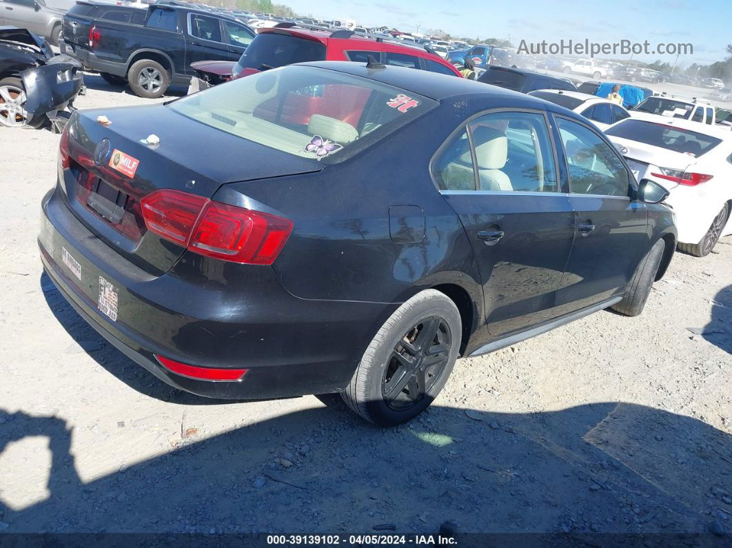 2013 Volkswagen Jetta Hybrid Sel Black vin: 3VW637AJ5DM316091