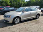 2013 Volkswagen Jetta Hybrid Beige vin: 3VW637AJ6DM275731