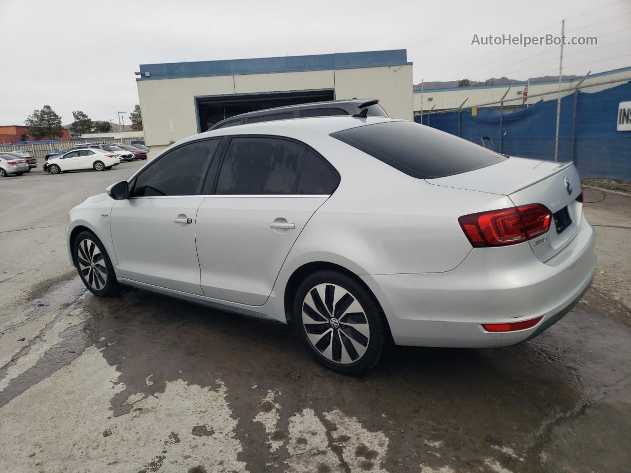 2013 Volkswagen Jetta Hybrid Silver vin: 3VW637AJ6DM279942