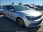 2015 Volkswagen Jetta Hybrid Sel Premium Silver vin: 3VW637AJ6FM427378