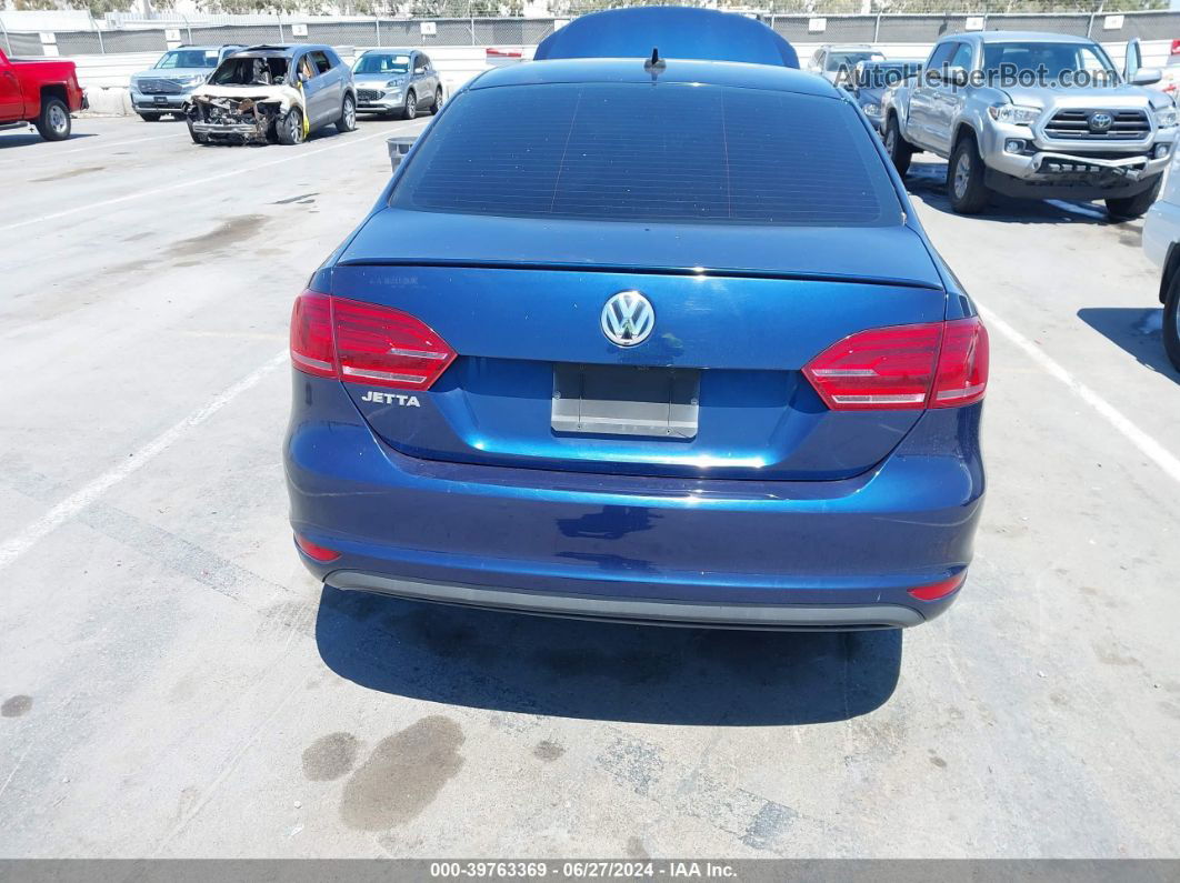 2013 Volkswagen Jetta Hybrid Sel Premium Синий vin: 3VW637AJ7DM219040