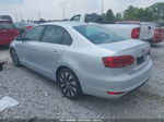 2013 Volkswagen Jetta Hybrid Sel Premium Silver vin: 3VW637AJ7DM231446