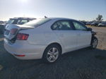 2013 Volkswagen Jetta Hybrid White vin: 3VW637AJ8DM282602