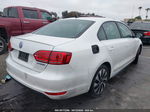 2014 Volkswagen Jetta Hybrid Sel Premium White vin: 3VW637AJ9EM208235