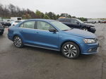 2015 Volkswagen Jetta Hybrid Blue vin: 3VW637AJ9FM427293