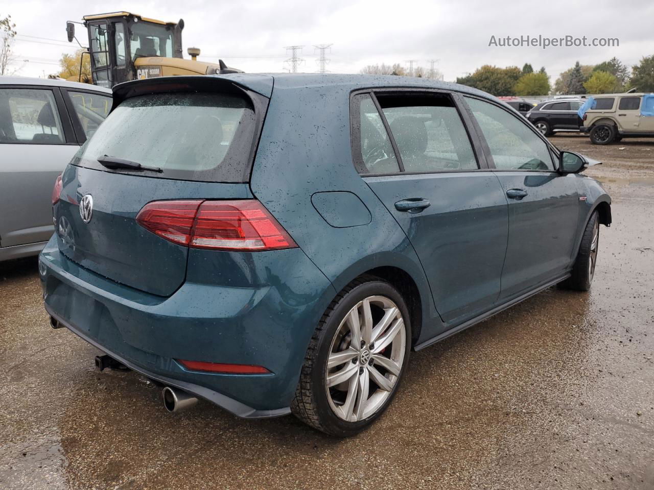 2019 Volkswagen Gti S Green vin: 3VW6T7AU0KM033993