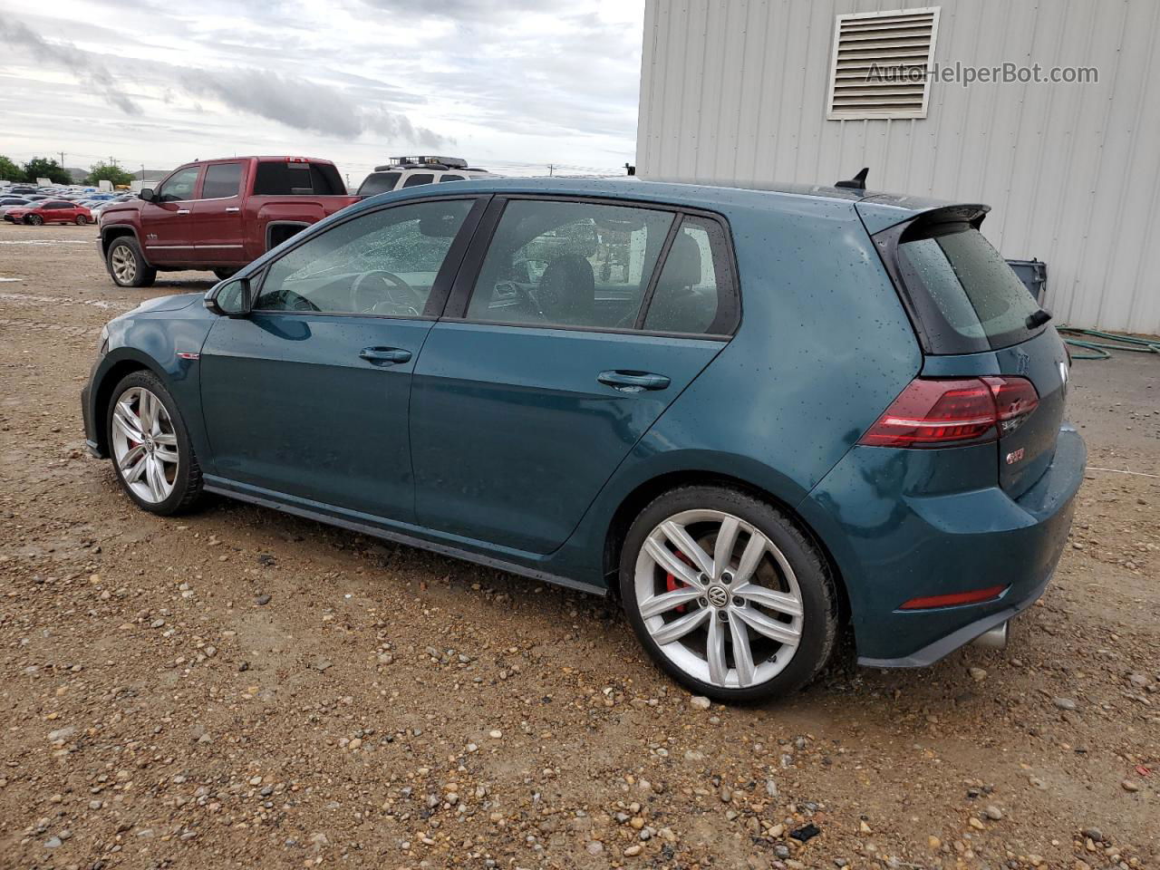 2019 Volkswagen Gti S Green vin: 3VW6T7AU0KM033993