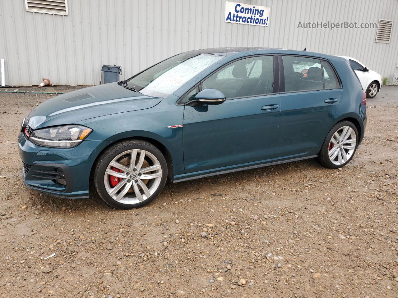 2019 Volkswagen Gti S Green vin: 3VW6T7AU0KM033993