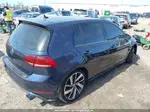 2019 Volkswagen Golf Gti 2.0t Autobahn/2.0t Rabbit Edition/2.0t S/2.0t Se Blue vin: 3VW6T7AU0KM037820