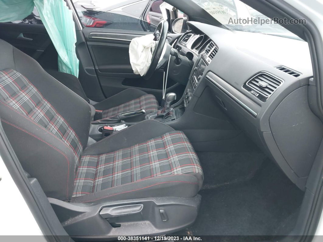 2019 Volkswagen Golf Gti 2.0t Autobahn/2.0t Rabbit Edition/2.0t S/2.0t Se White vin: 3VW6T7AU1KM009959