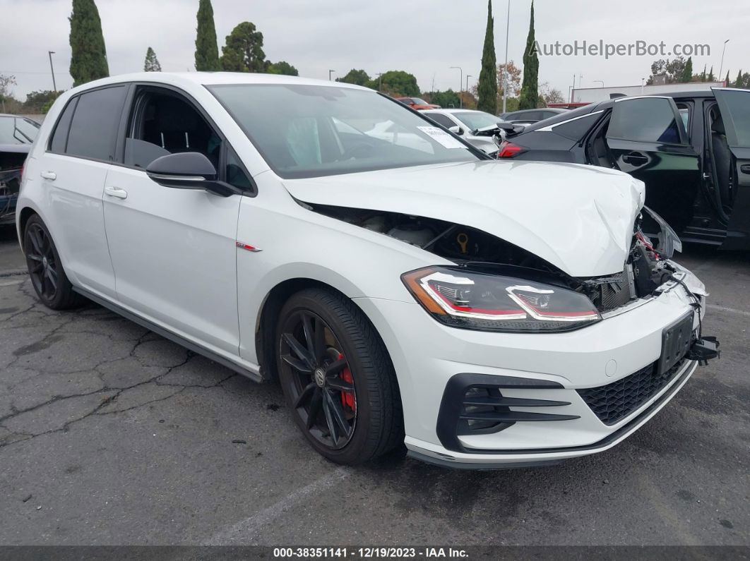 2019 Volkswagen Golf Gti 2.0t Autobahn/2.0t Rabbit Edition/2.0t S/2.0t Se White vin: 3VW6T7AU1KM009959