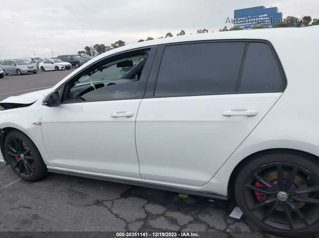 2019 Volkswagen Golf Gti 2.0t Autobahn/2.0t Rabbit Edition/2.0t S/2.0t Se White vin: 3VW6T7AU1KM009959