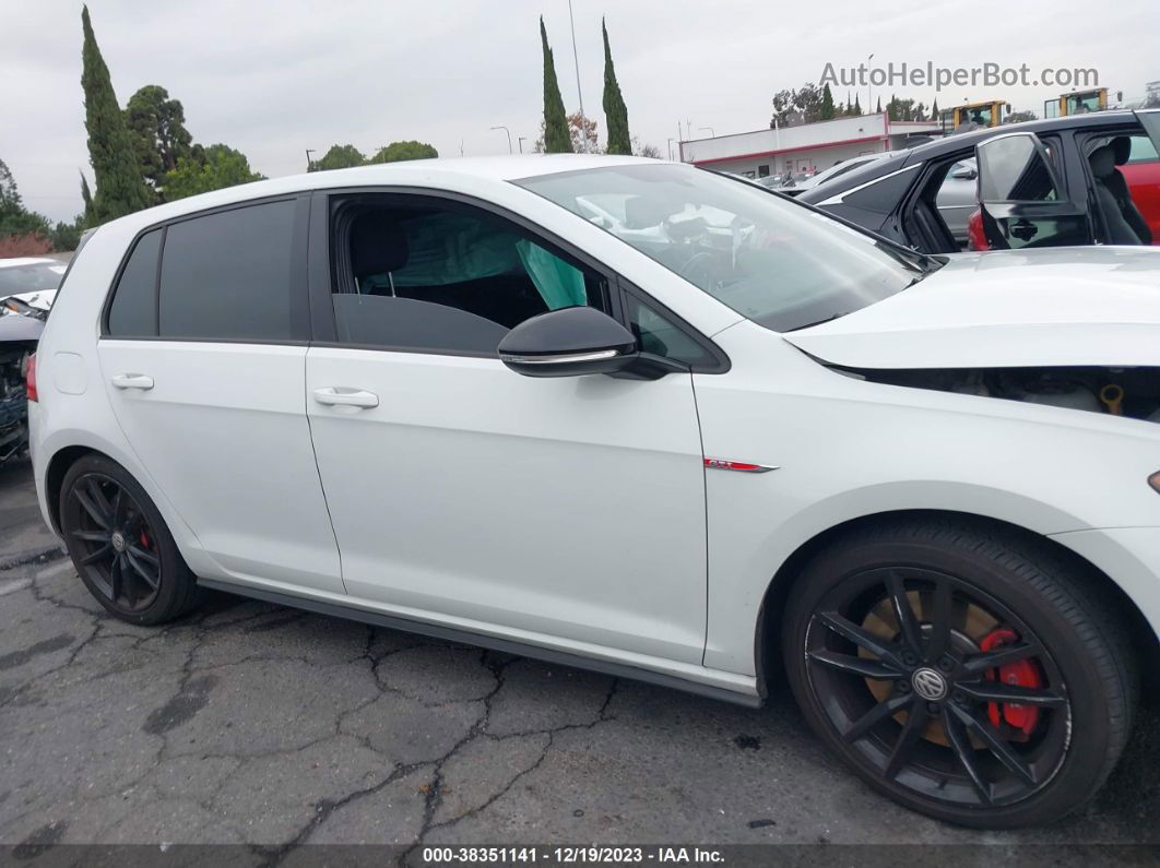 2019 Volkswagen Golf Gti 2.0t Autobahn/2.0t Rabbit Edition/2.0t S/2.0t Se White vin: 3VW6T7AU1KM009959