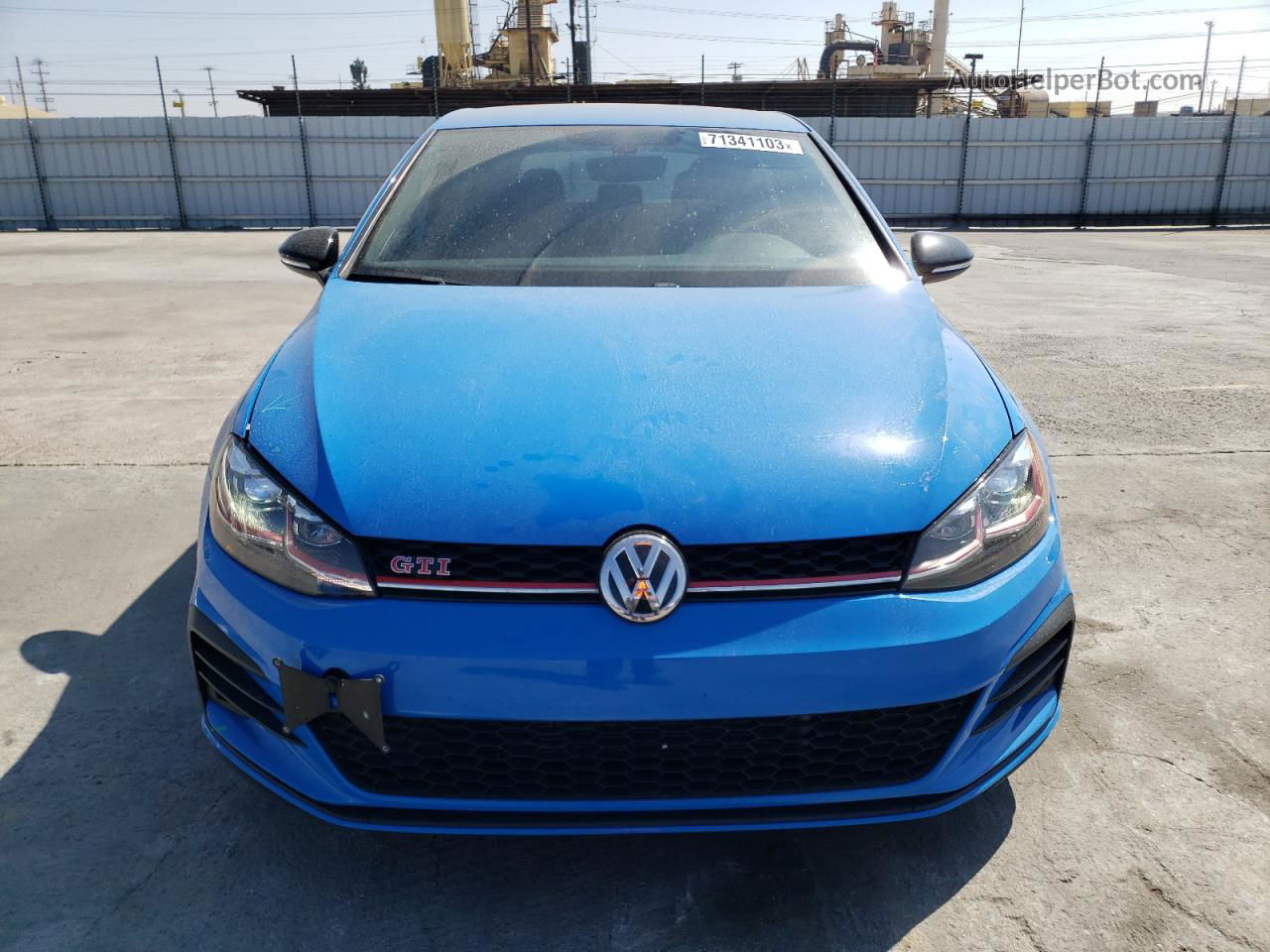 2019 Volkswagen Gti S Blue vin: 3VW6T7AU1KM016197