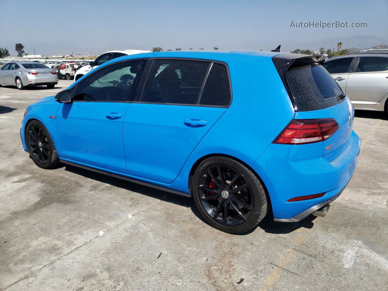 2019 Volkswagen Gti S Blue vin: 3VW6T7AU1KM016197