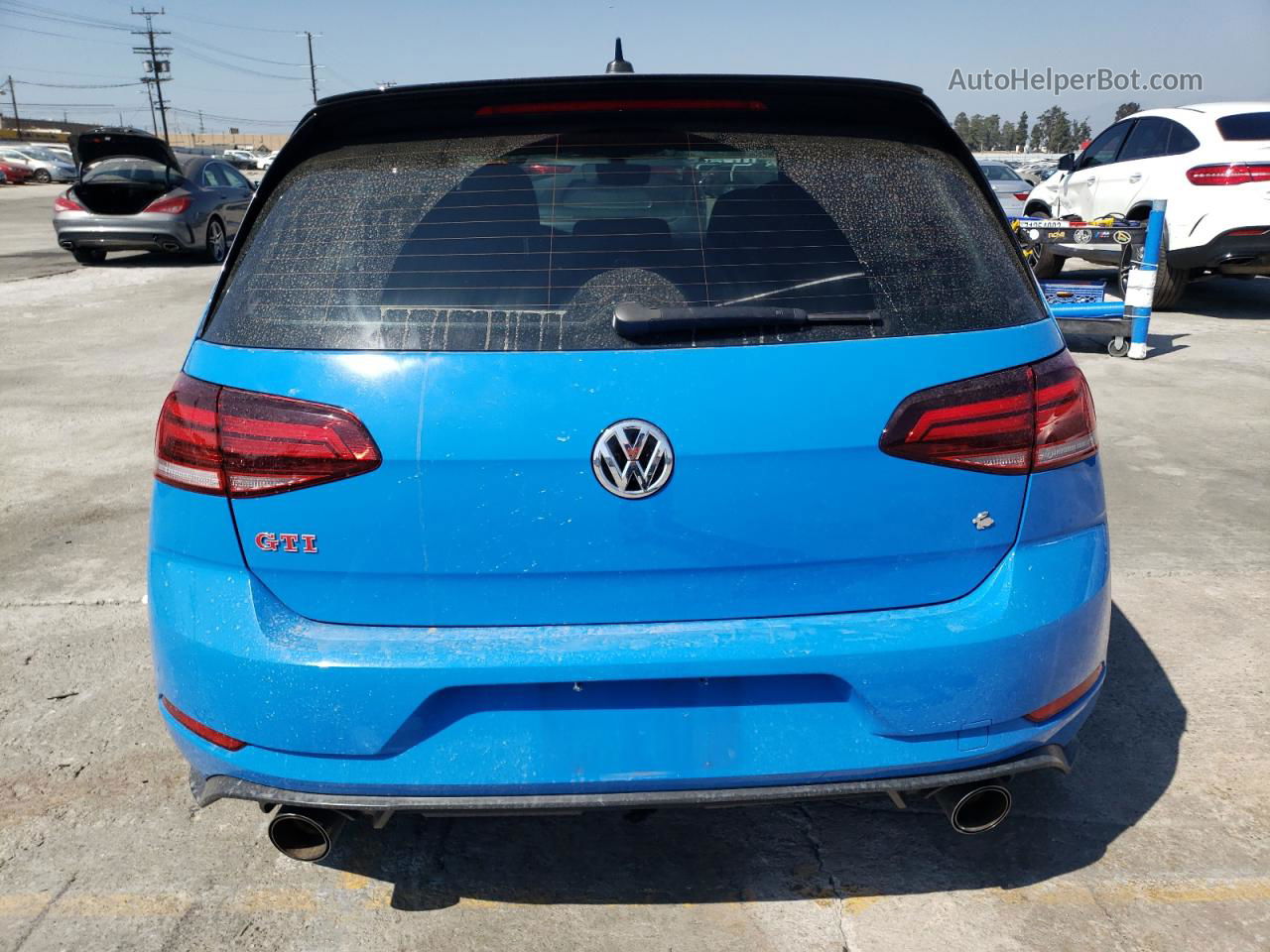 2019 Volkswagen Gti S Blue vin: 3VW6T7AU1KM016197