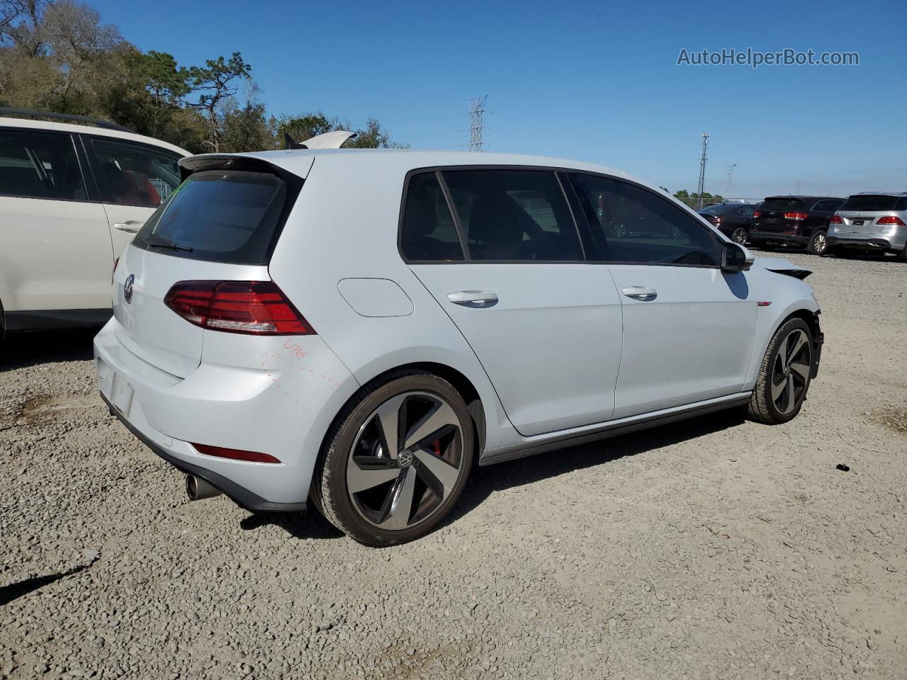 2019 Volkswagen Gti S Серый vin: 3VW6T7AU1KM018130