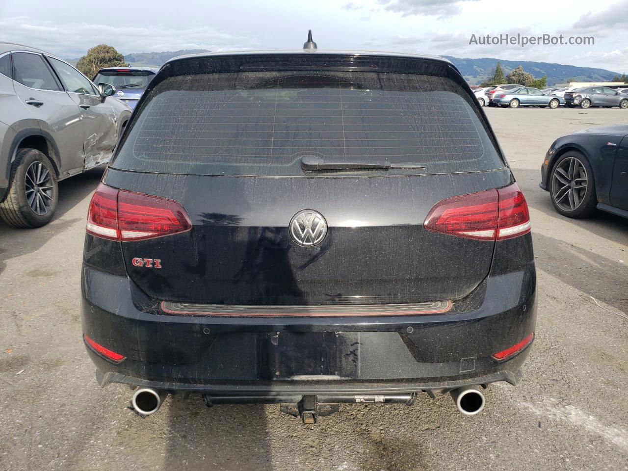 2019 Volkswagen Gti S Black vin: 3VW6T7AU1KM033520