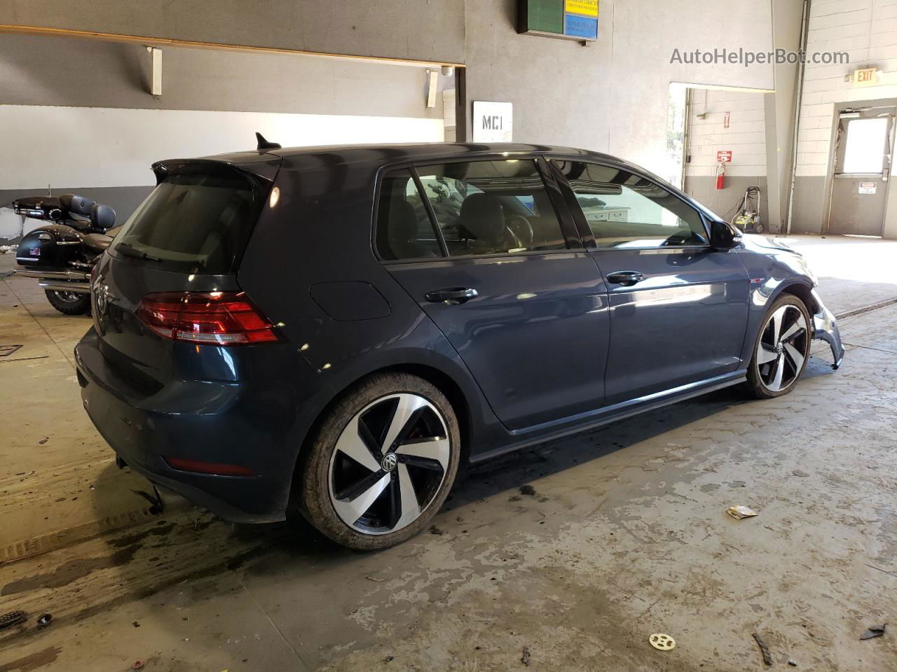 2019 Volkswagen Gti S Gray vin: 3VW6T7AU2KM001532