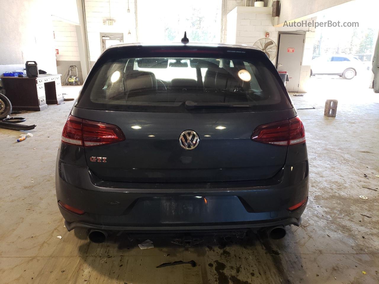 2019 Volkswagen Gti S Gray vin: 3VW6T7AU2KM001532