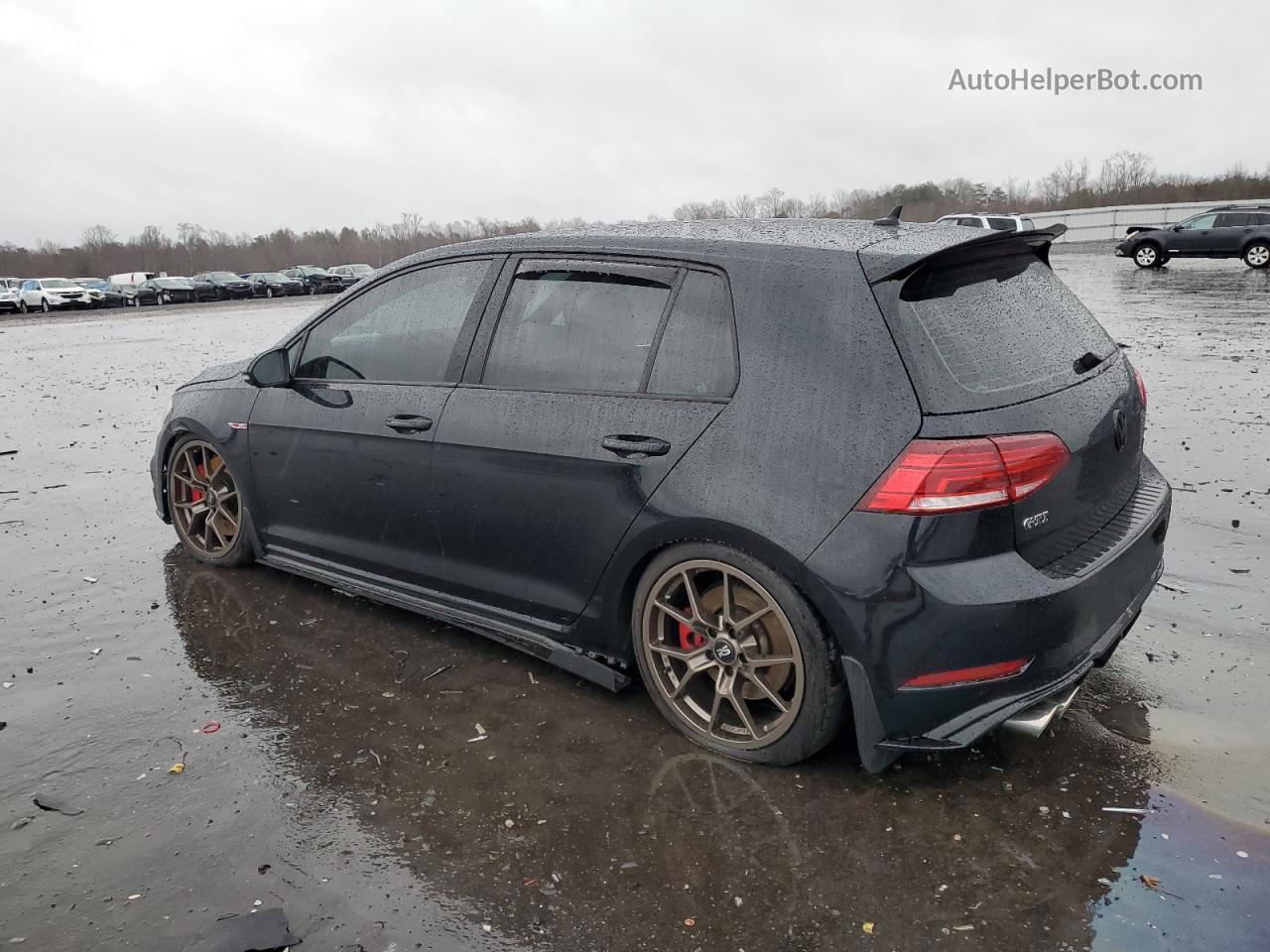 2019 Volkswagen Gti S Черный vin: 3VW6T7AU2KM018802