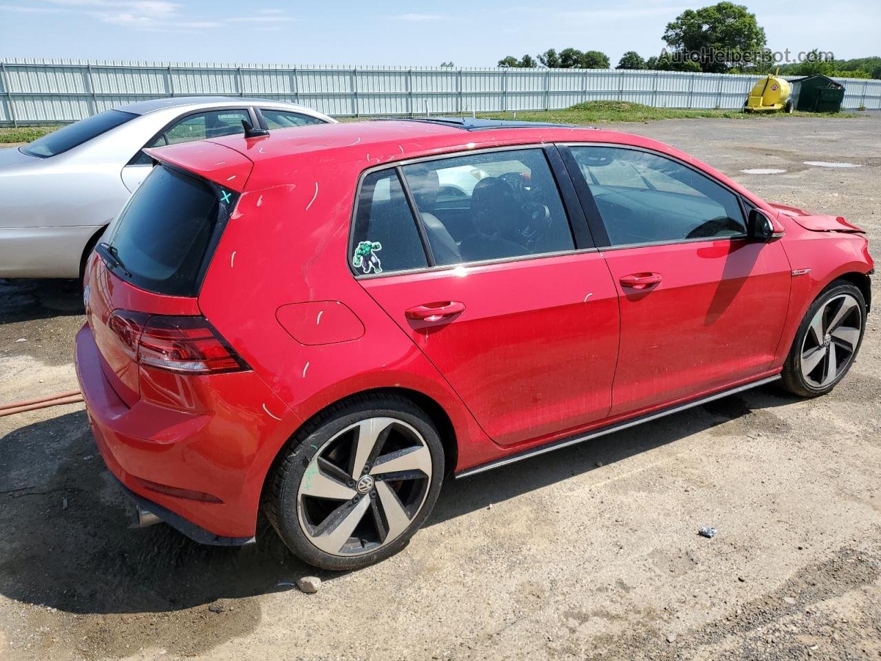 2019 Volkswagen Gti S Red vin: 3VW6T7AU3KM019103