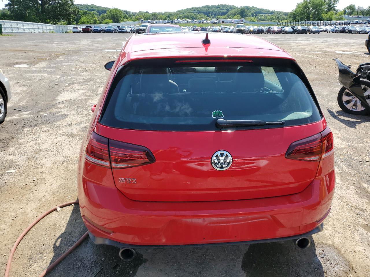 2019 Volkswagen Gti S Red vin: 3VW6T7AU3KM019103