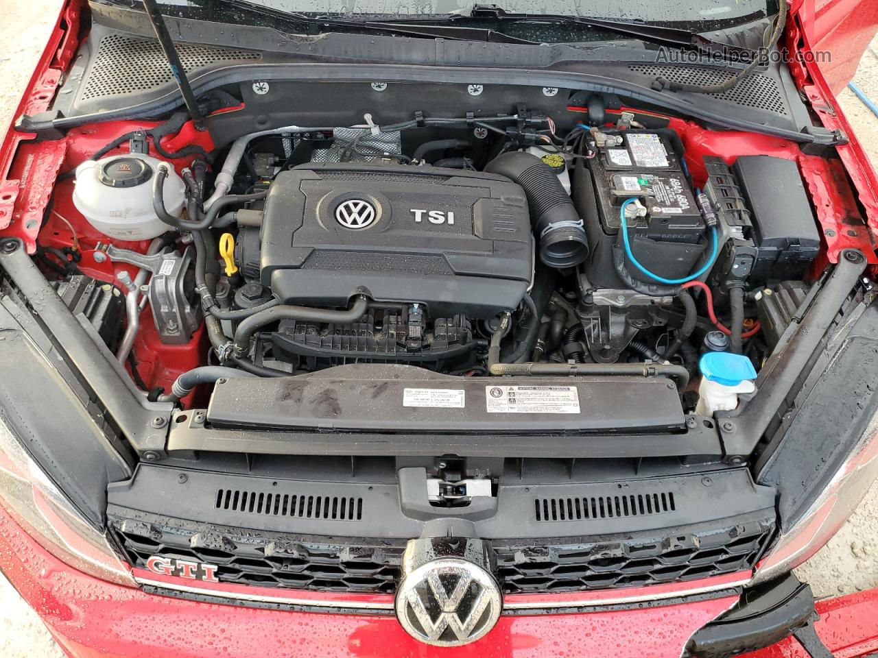 2019 Volkswagen Gti S Красный vin: 3VW6T7AU4KM000379