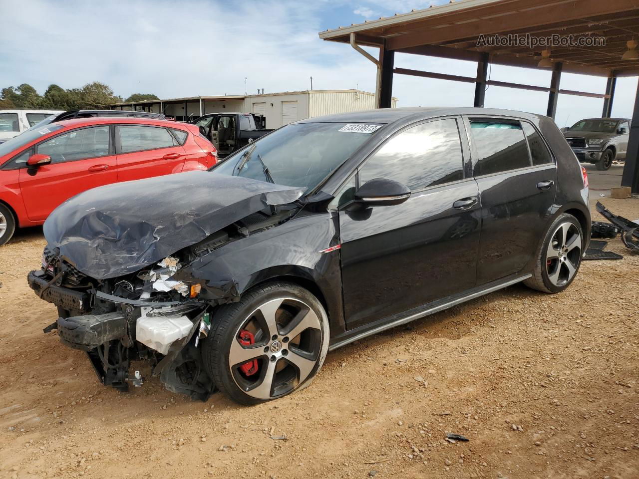 2019 Volkswagen Gti S Черный vin: 3VW6T7AU4KM023953