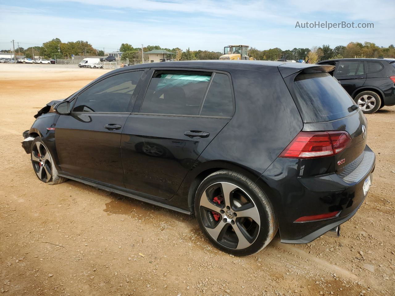 2019 Volkswagen Gti S Black vin: 3VW6T7AU4KM023953