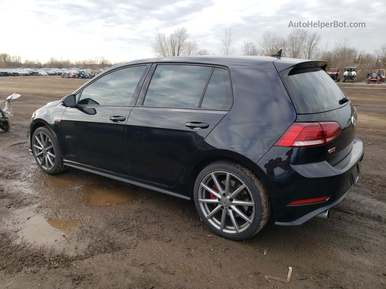 2019 Volkswagen Gti S Black vin: 3VW6T7AU4KM034287