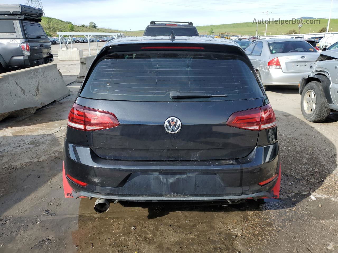 2019 Volkswagen Gti S Black vin: 3VW6T7AU5KM001332